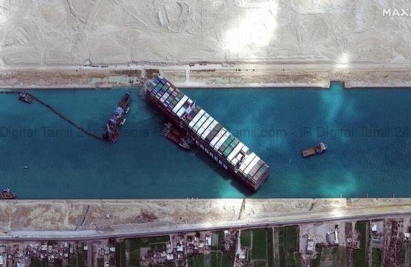 Kapal kargo kandas di Terusan Suez, lalu lintas tidak terpengaruh – New Indian Express