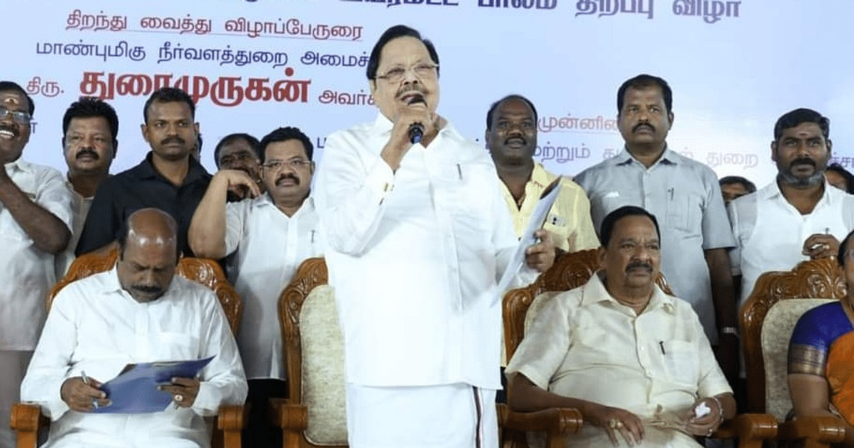 “என் உயிர் பிரிகிறபோதும் காட்பாடி என சொல்லிக்கொண்டுதான் போகும்” – அமைச்சர் துரைமுருகன் நெகிழ்ச்சி! | Senior Minister Duraimurugan’s warm speech about his Katpadi constituency